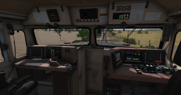 controls in cockpit