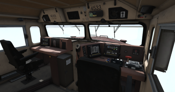 cockpit front view