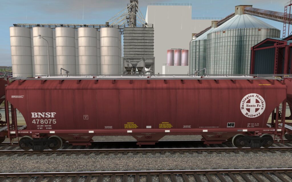 Bnsf Trinity Bay Covered Hopper Virtual Railroad Mods