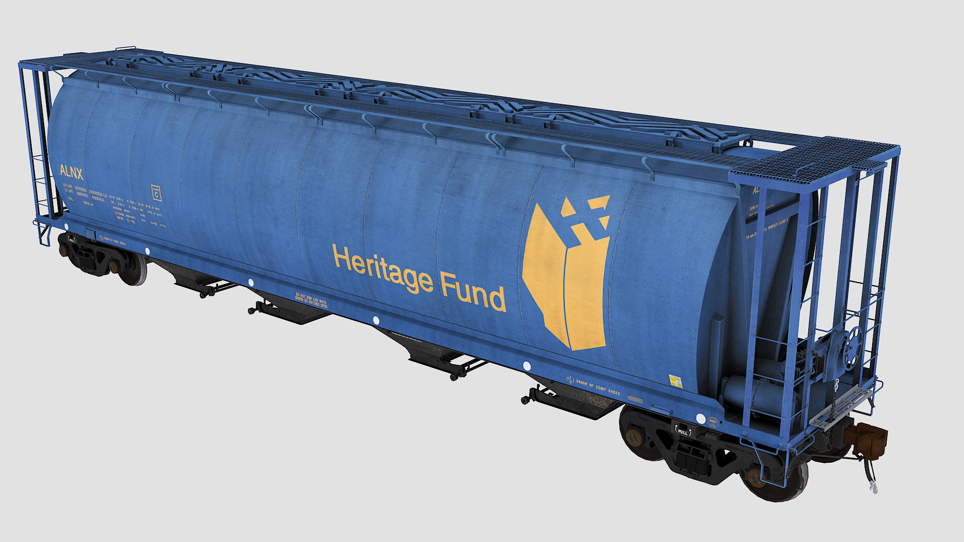 Alnx covered hopper, rolling stock