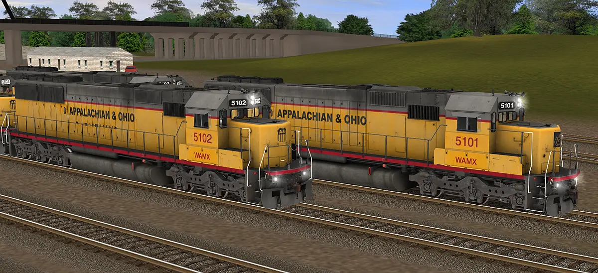 APPALACHIAN and OHIO SD50 EMD Locomotive Image