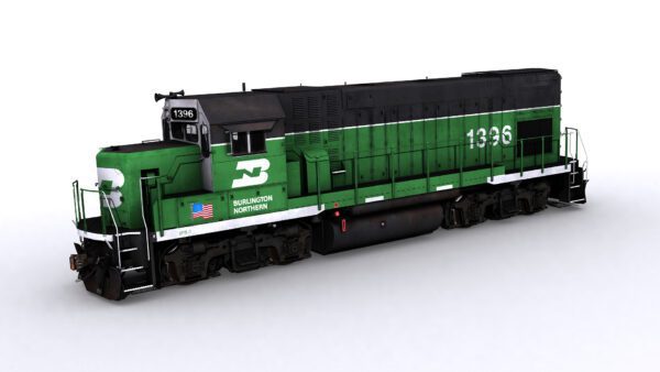 Bnwf zero one a green powerful rail engine