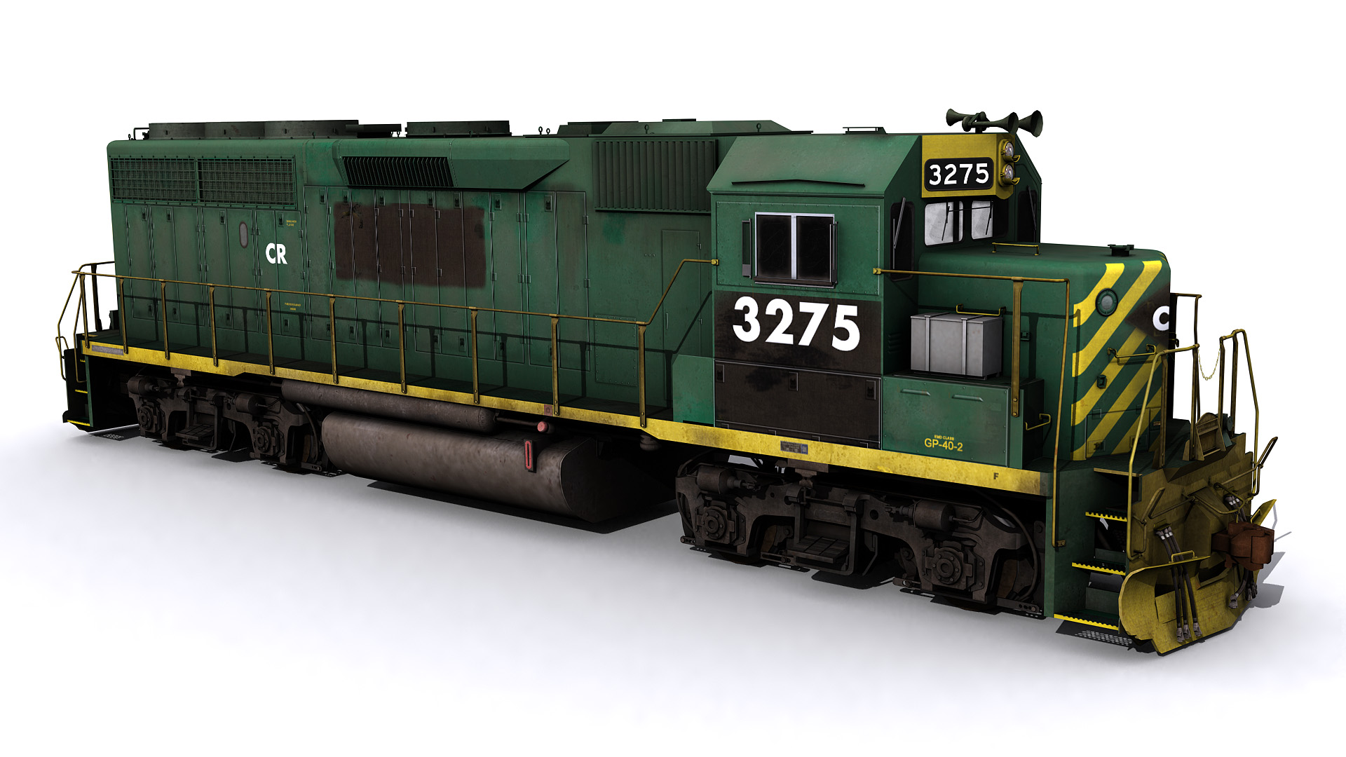 The Creexrdg a green rail engine