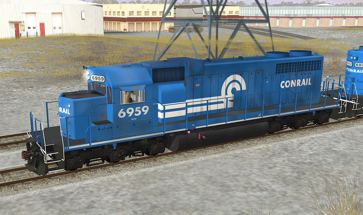 CONRAIL SD38 EMD Locomotive Image