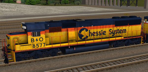 CHESSIE SYSTEM SD50 EMD Locomotive Image
