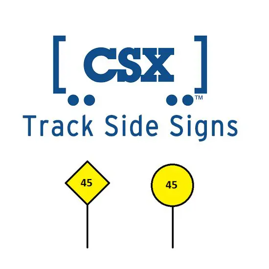 track side signs