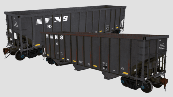 The ns fca three bay open hopper pack one