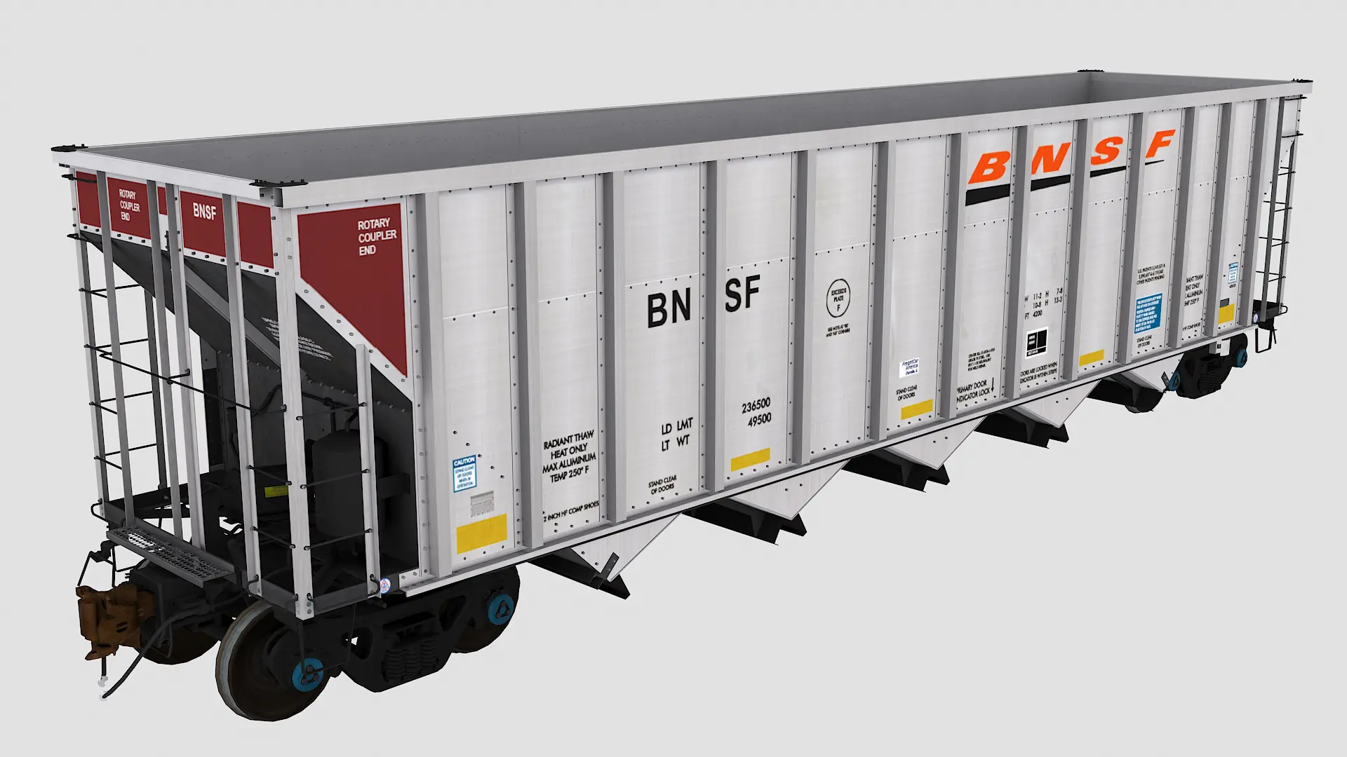 Fca Bnsf, back view of RRMODS company products