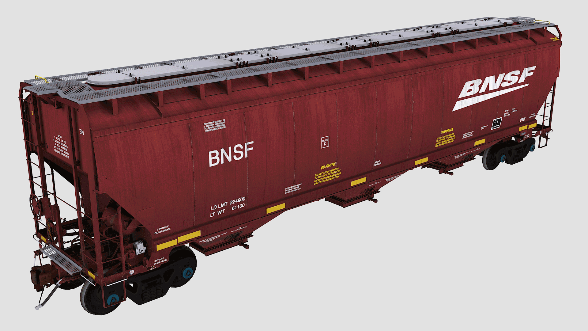 Bnsf Greenbrier three bay covered hopper heritage pack one