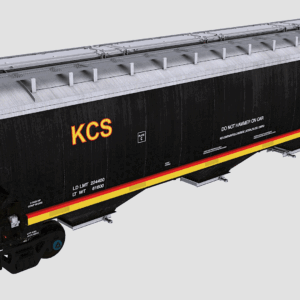 Kcs Greenbrier three bay covered hopper
