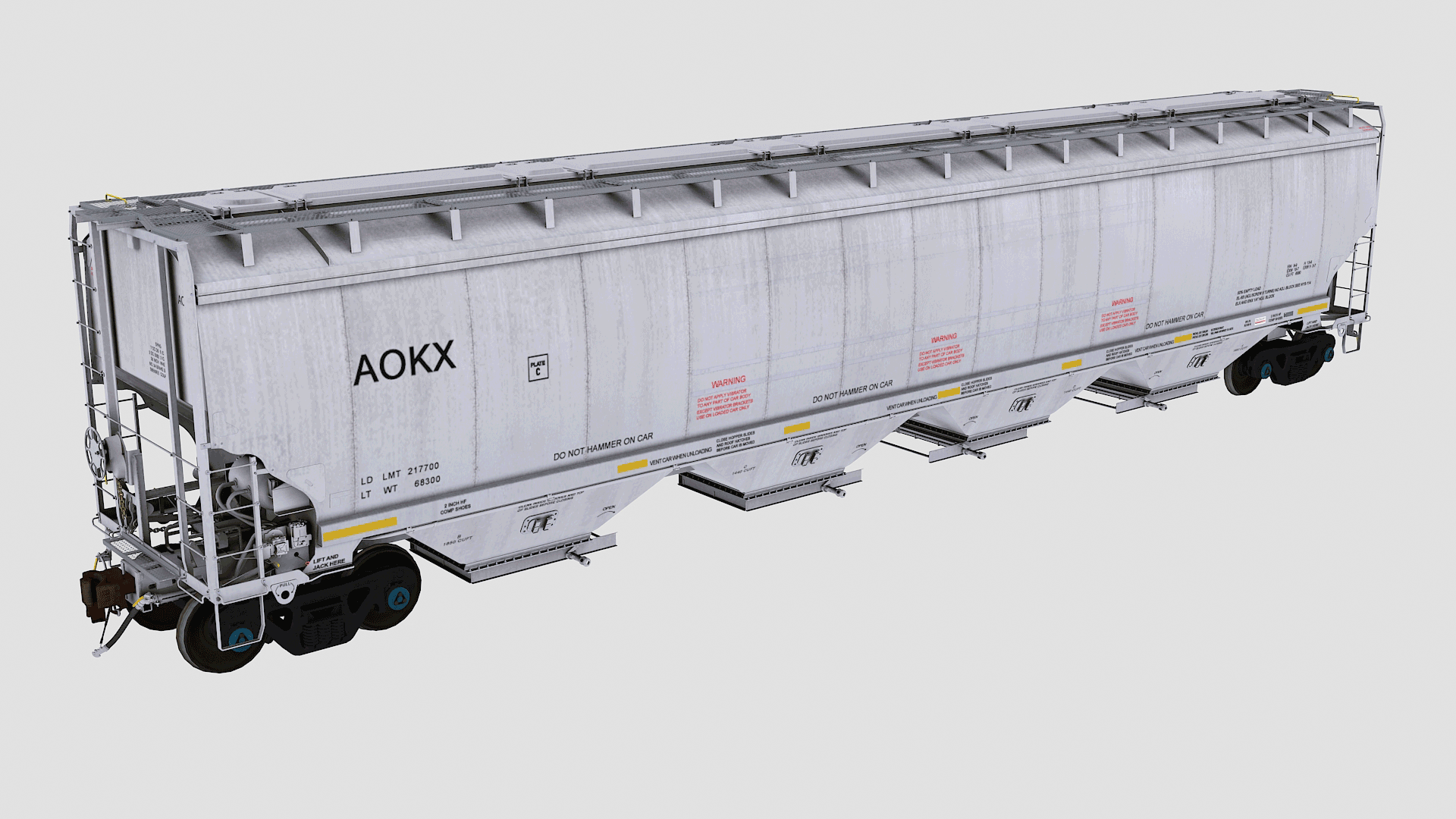 The Aokx green brier covered hopper