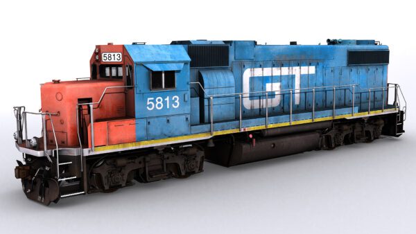 Gt prototype engine model, use for rail works