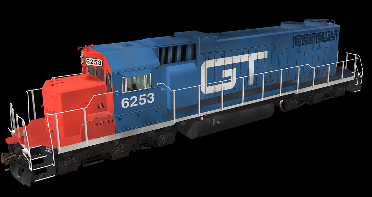 6253 GTW SD38 EMD Locomotive Image