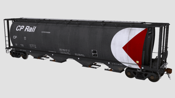 The digital scale model cp rail texture