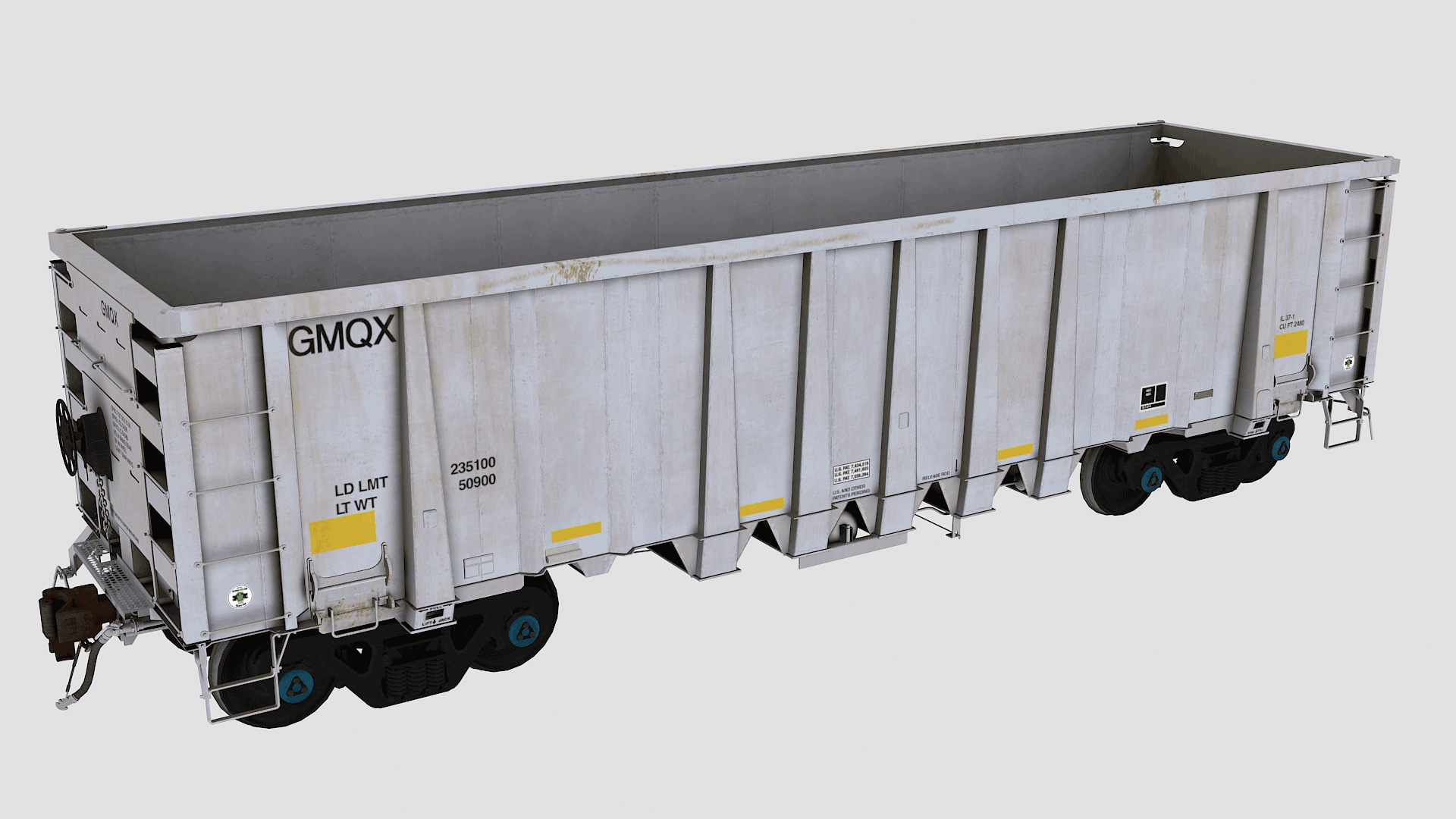 Gmqx national steel car aggregate gondola