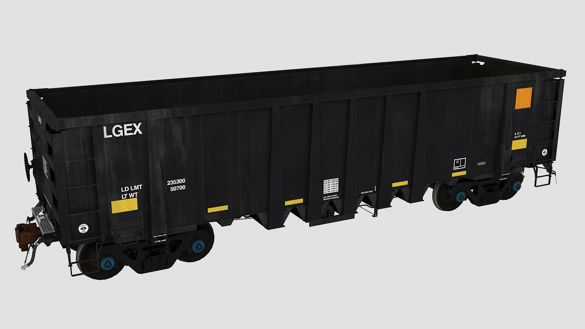 Igex national steel car aggregate gondola