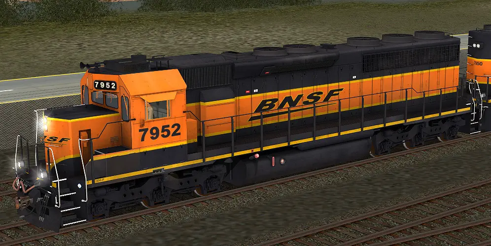 BNSF H3 SD45 2 DERATED TO SD40 2R EMD Locomotive Image