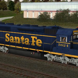 ATSF ORIGINAL PAINT SD45 2 EMD Locomotive Image