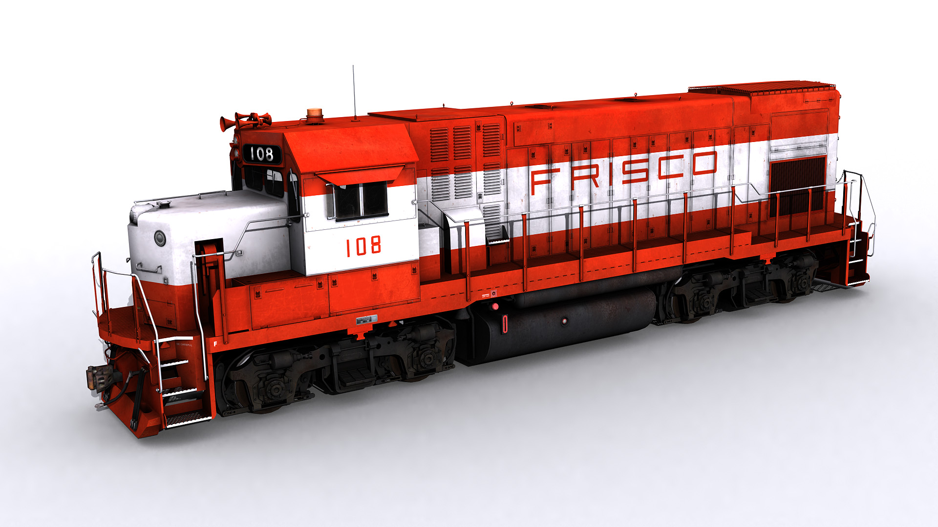 Slsf zero one a red colour rail engine