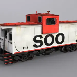 SOO LINE AND CP RAIL WIDE VISION CABOOSE Image