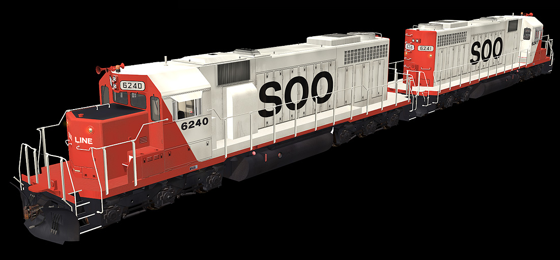 SOO LINE SD39 EMD Locomotive Image