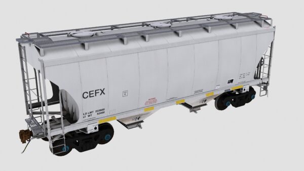 The cefx two bay covered hopper