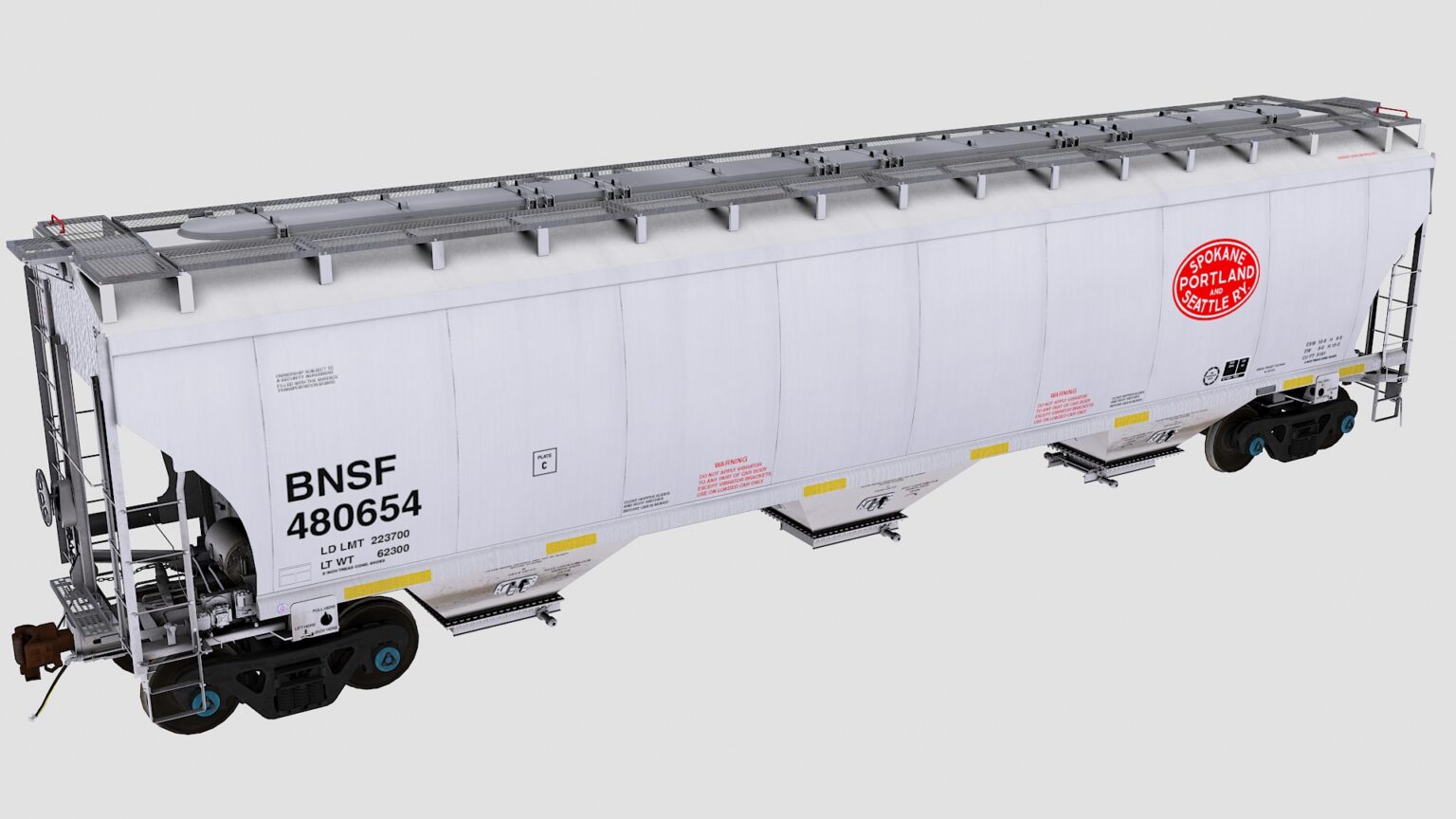 Bnsf Trinity 3 Bay Hopper Heritage Mega Pack Virtual Railroad Mods 0615