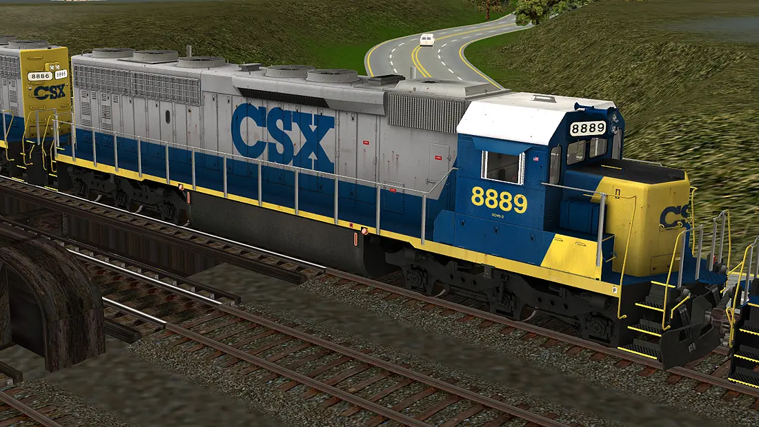 CSX YN2 EX EL SD45 2 Locomotive Image