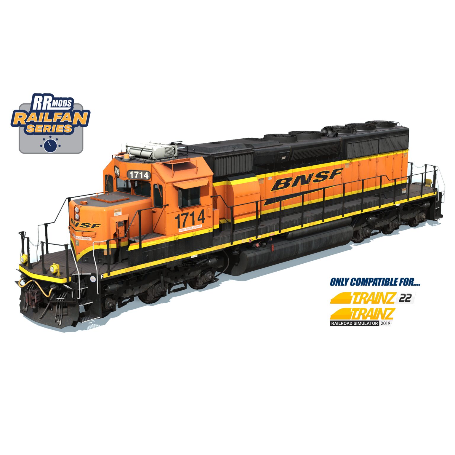 BNSF H4 SD40-2 1709-1737 RCL - Virtual Railroad Mods