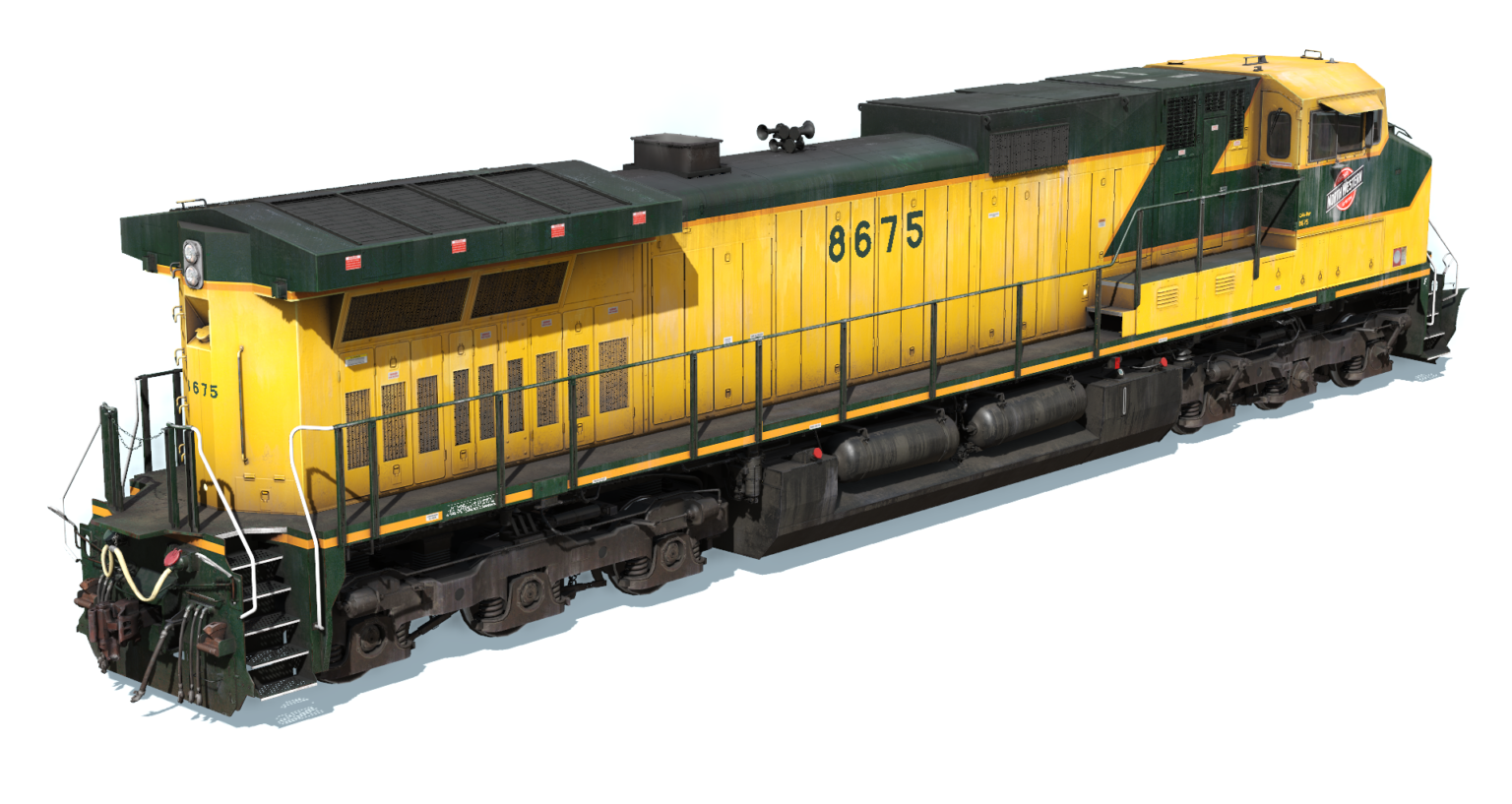 ᵃ CNW C44-9W 8666-8730 - Virtual Railroad Mods