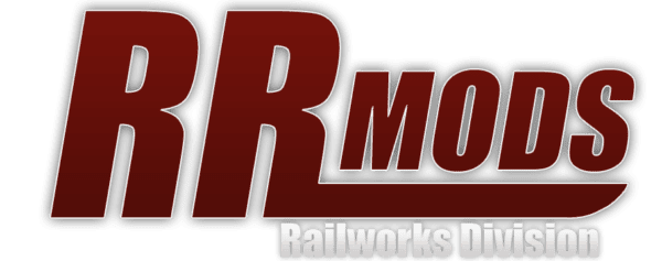 The logo of RRMODS railworks Division
