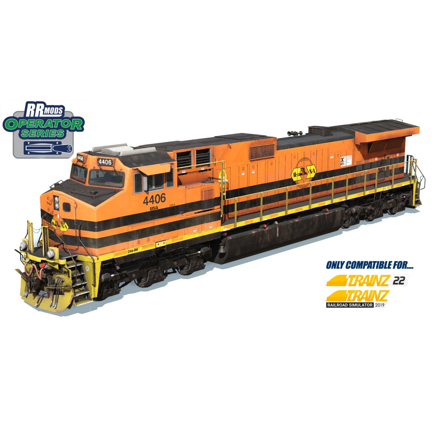 Genesee & Wyoming C44-9W Pack (AZRC, MNA, QGRY) - Virtual Railroad Mods