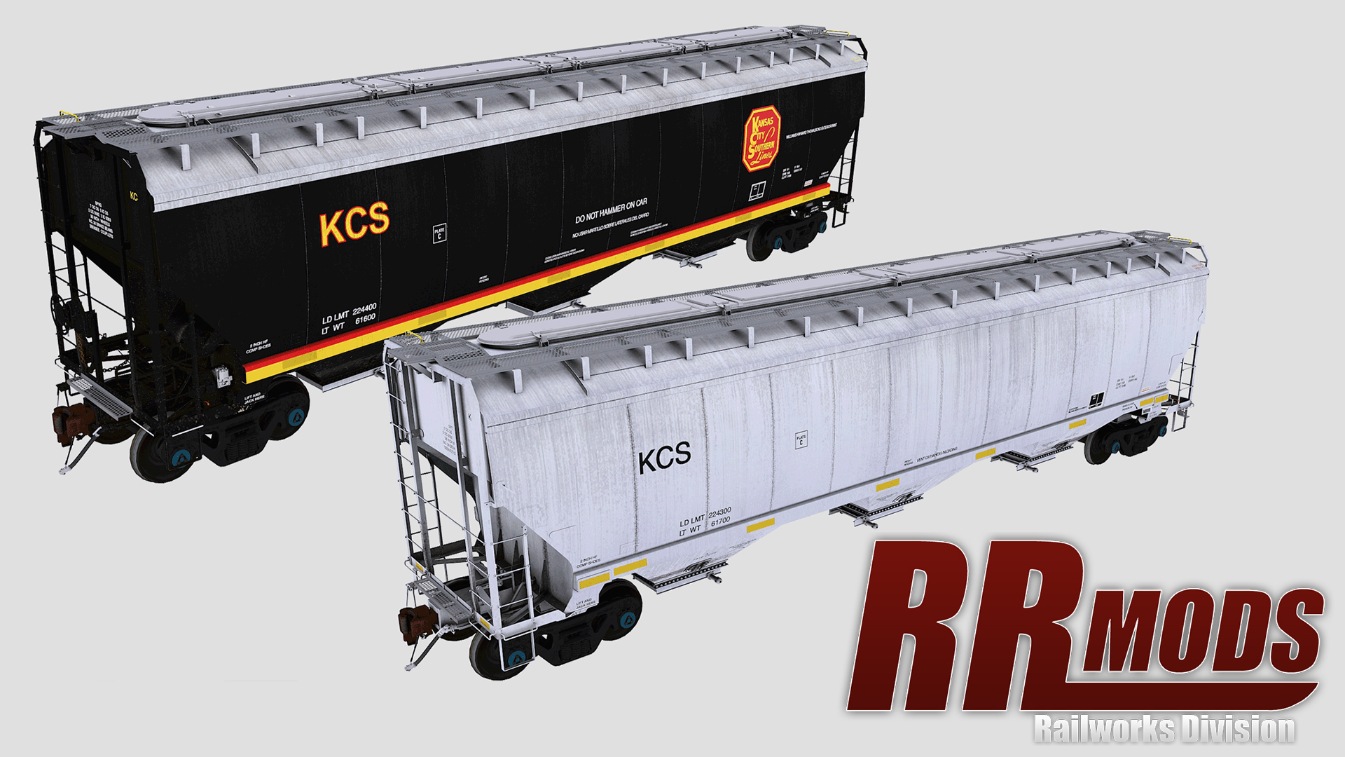 KCS Pack Greenbrier 5188cf covered hopper Railworks