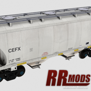 CEFX Trinity 2-Bay Covered Hopper Railworks