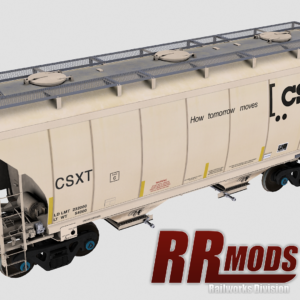 CSXT Trinity 2-Bay Covered Hopper Railworks