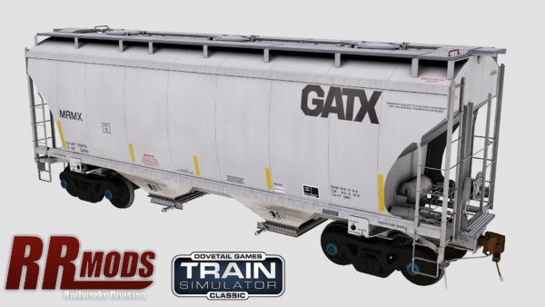 MRMX Trinity 2-Bay Covered Hopper Railworks