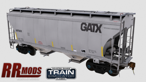 MRMX Trinity 2-Bay Covered Hopper Railworks