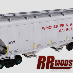 WW Trinity 2-Bay Covered Hopper Railworks