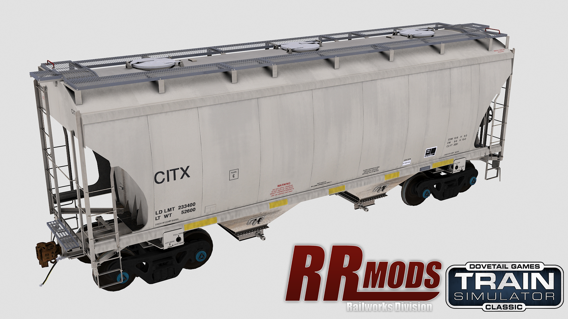 CITX Trinity 2-Bay Covered Hopper Railworks