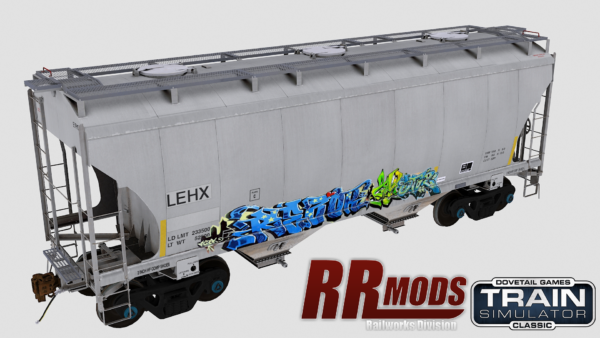 LEHX Trinity 2-Bay Covered Hopper Railworks