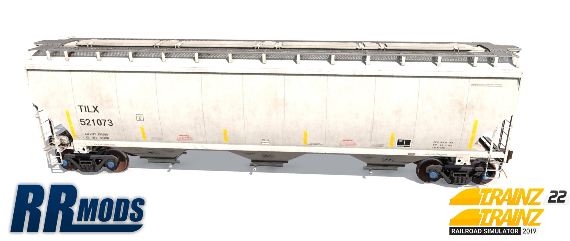 TILX 521001-521085 5201cf 3-Bay Covered Hopper