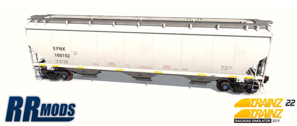 EFNX 160101-160275 5201cf 3-Bay Covered Hopper