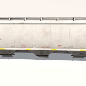 WSOR 52000-52124 5201cf 3-Bay Covered Hopper
